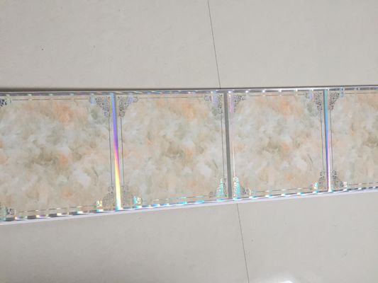 300mm Dekoratif PVC Paneller Ses Geçirmez Tavanlar Uzun Çalışma Ömrü