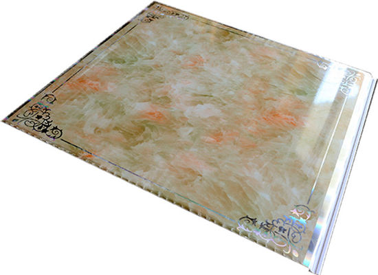 300mm Dekoratif PVC Paneller Ses Geçirmez Tavanlar Uzun Çalışma Ömrü