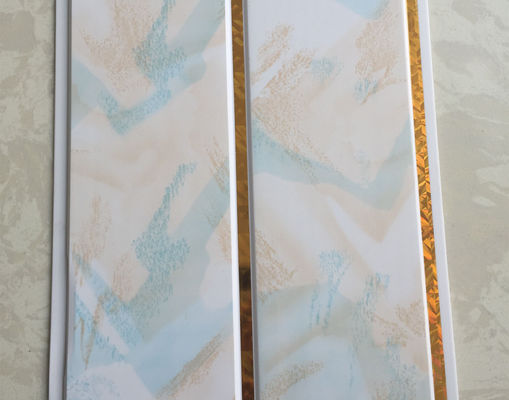 Banyo için su geçirmez levhalar / altın hatlı su geçirmez banyo tavan panelleri