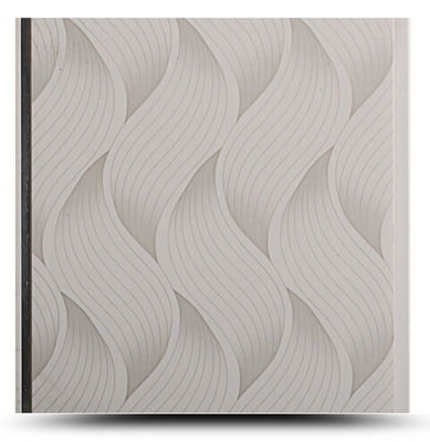 Popüler renkli tasarımlar Tavan ve duvar için PVC panelleri Dalga Yazdırılmış Pvc Banyo Duvar Panelleri Banyo için su geçirmez panel panelleri