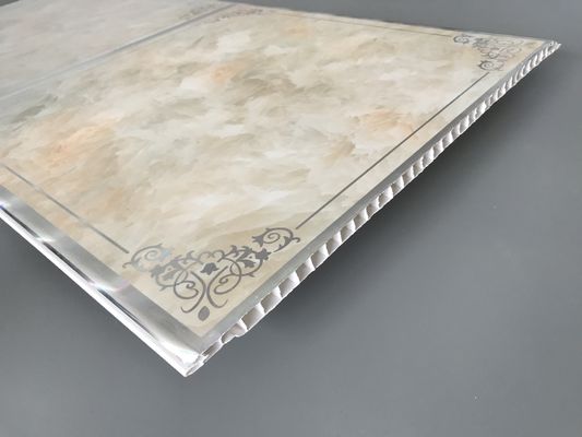 300mm Dekoratif PVC Paneller Ses Geçirmez Tavanlar Uzun Çalışma Ömrü