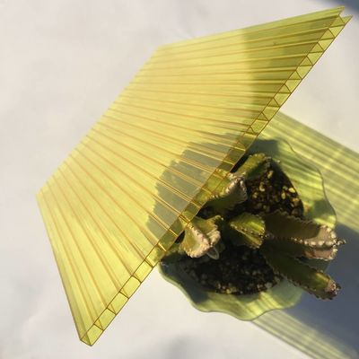 4mm - 10mm Polikarbonat Levha, Sarı Lexan Levha Büyük Işık Geçirgenliği