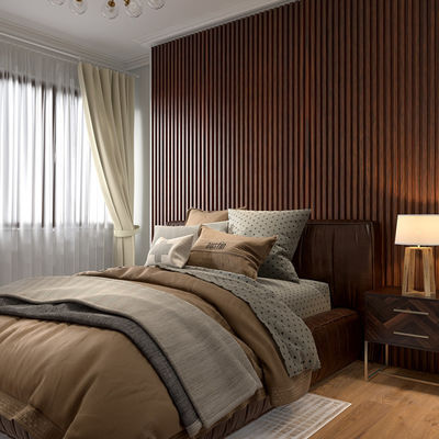 Heat Insulation Wpc Outdoor Wall Panel Easy Installation