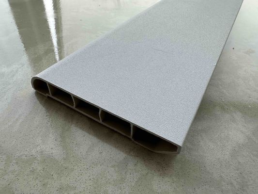 Floor Edge Protection Pvc Flexible Skirting Board Fireproof 10mm Thickness