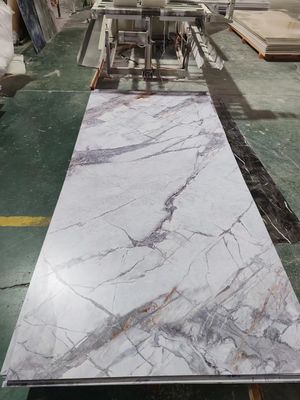 UV mermer levhalar arka plan için 3 mm kalınlığında PVC katı kaplama