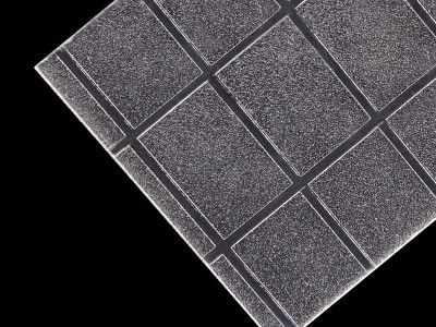 Transparent Pattern Polystyrene Sheets PS Embossed Sheets Prismatic GPPS Sheet