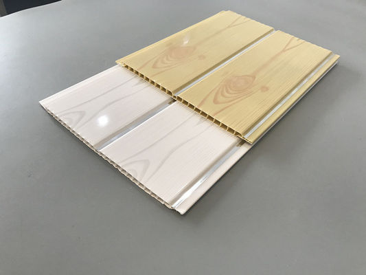 200 × 5.95M İç mekan Sanatsal Pvc Ahşap Kaplama Panelleri Restoran için 7mm Kalınlığı 8 inç pvc tavan paneli popüler ahşap renk
