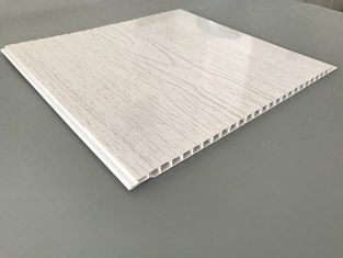 Özelleştirilmiş Pvc Ahşap Tavan Panelleri, İç Ahşap Cephe Panelleri 7mm Kalınlık