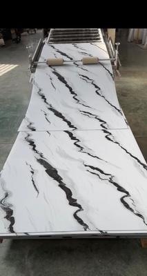 2.8mm Modern PVC uv marble sheets Easy Install SPC Wall Panel Luxury For Interior Decorative