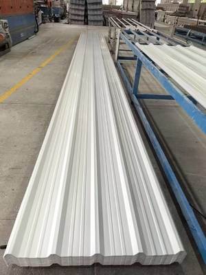 White Calcium Carbonate 1070mm UPVC Roofing Tiles 2mm High Crest Thermoacoustic UPVC Ecoroof Roofing System Popular Latin America