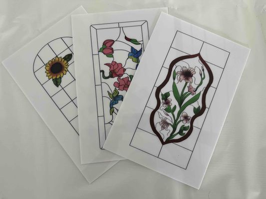 3D Baskı PS Reklam Tahtası 1000×1800 Kapı Bölme için Dekoratif Polistiren Yaprakları